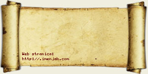 Mina Dakić vizit kartica